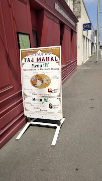 Restaurant Taj Mahal à Compiègne (le menu)
