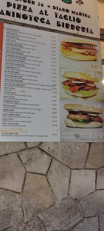 Restauration rapide Zero Secondi à Diano Marina - menu / carte