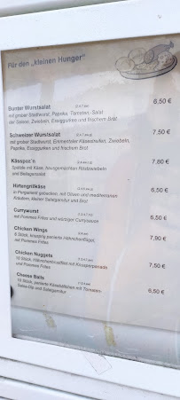 Sportparkwirt à Schwarzenfeld menu