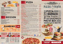 Menu du pizzaFiesta à Auby