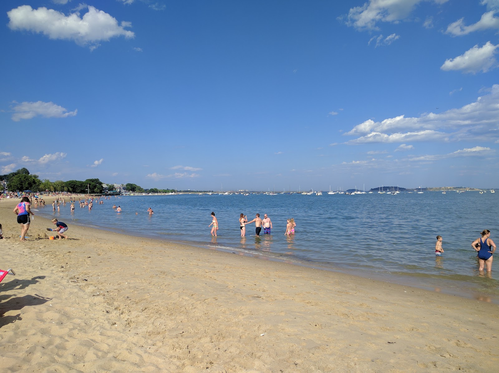 Photo of M Street beach with bright sand surface
