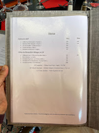 L'Amphitryon à Collioure menu