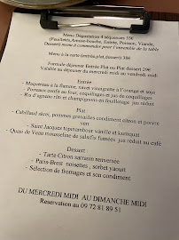 Menu du Restaurant les Ajités à La Roche-sur-Yon