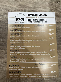 Menu / carte de PIZZA DI AURELIANO à Saleilles
