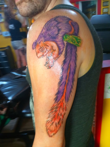 Explore bottom leg tattoo ideas, creative tattoo ideas in San Diego, available at Federation Ink Tattoo Parlor