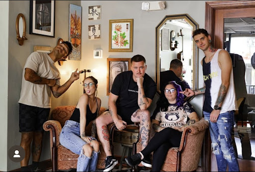 Explore violin tattoo ideas, creative tattoo ideas in Venice, available at Old Chapel Tattoo Co.