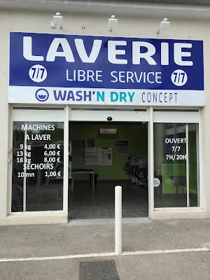 Laverie libre service WASH 'N DRY CONCEPT 7/7 à Gardanne