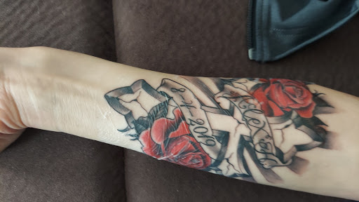 Explore volleyball tattoo ideas, creative tattoo ideas in Ogden, available at Legacy Tattoo