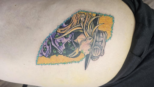 Explore son memorial tattoo ideas, creative tattoo ideas in Cheyenne, available at The T.R.I.B.E. Zoo, LLC Tattoo