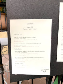 Le France Restaurant à Fayence carte