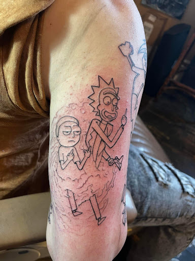 Explore arm ditch tattoo ideas, creative tattoo ideas in Roanoke, available at RailYard INK