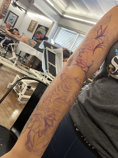 Explore heartagram tattoo ideas, creative tattoo ideas in Port Orange, available at Port Orange Tattoo and Art Parlor