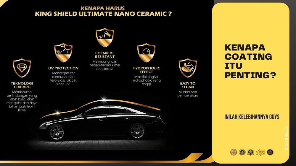 Gambar King Shield Ultimate Nano Ceramic (coating Mobil)