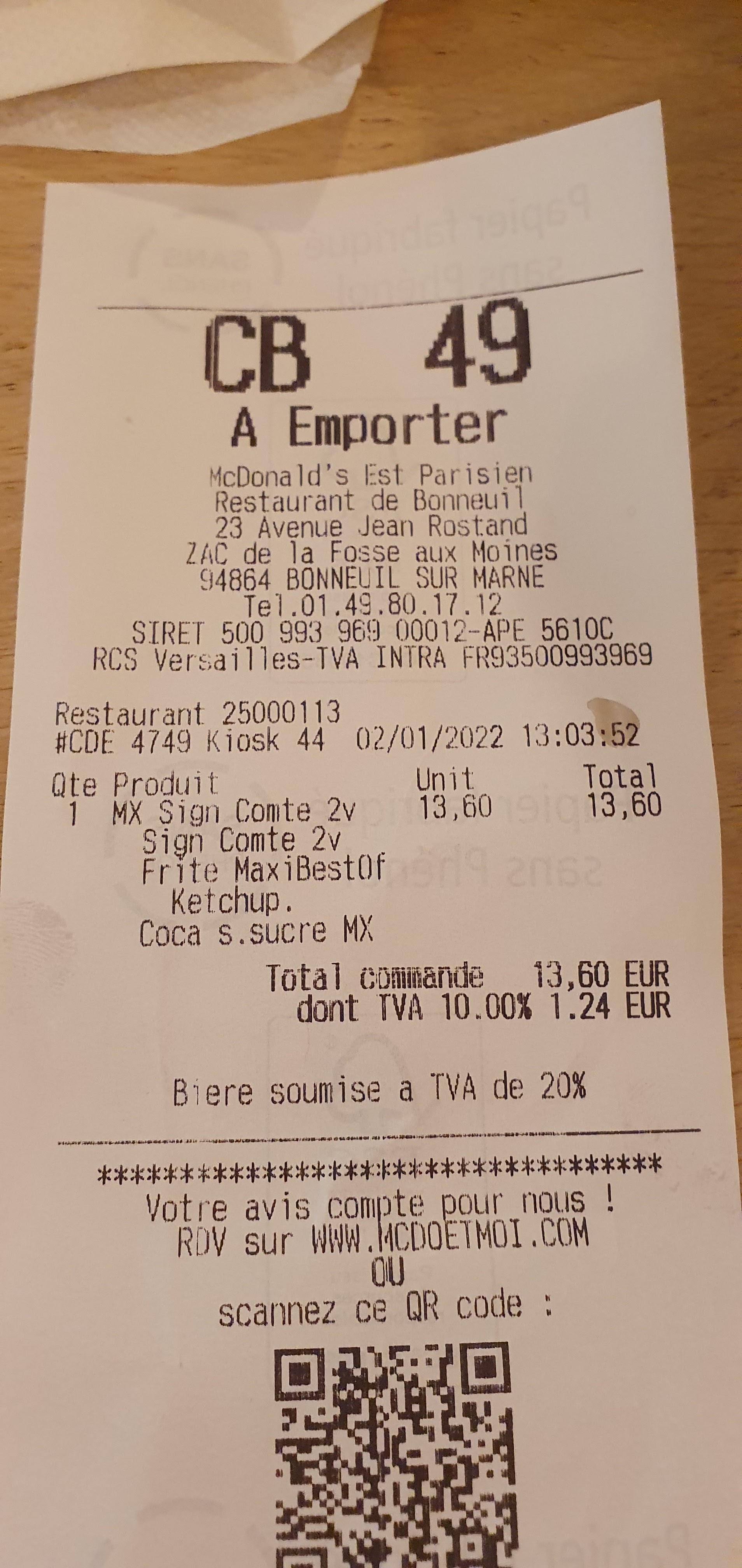 Photo n° 1 de l'avis de Guillaume. fait le 02/01/2022 à 12:36