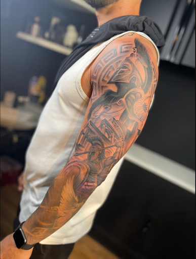 Explore cool face tattoo ideas, creative tattoo ideas in Prairieville, available at Kingdom Ink Quality Body Art