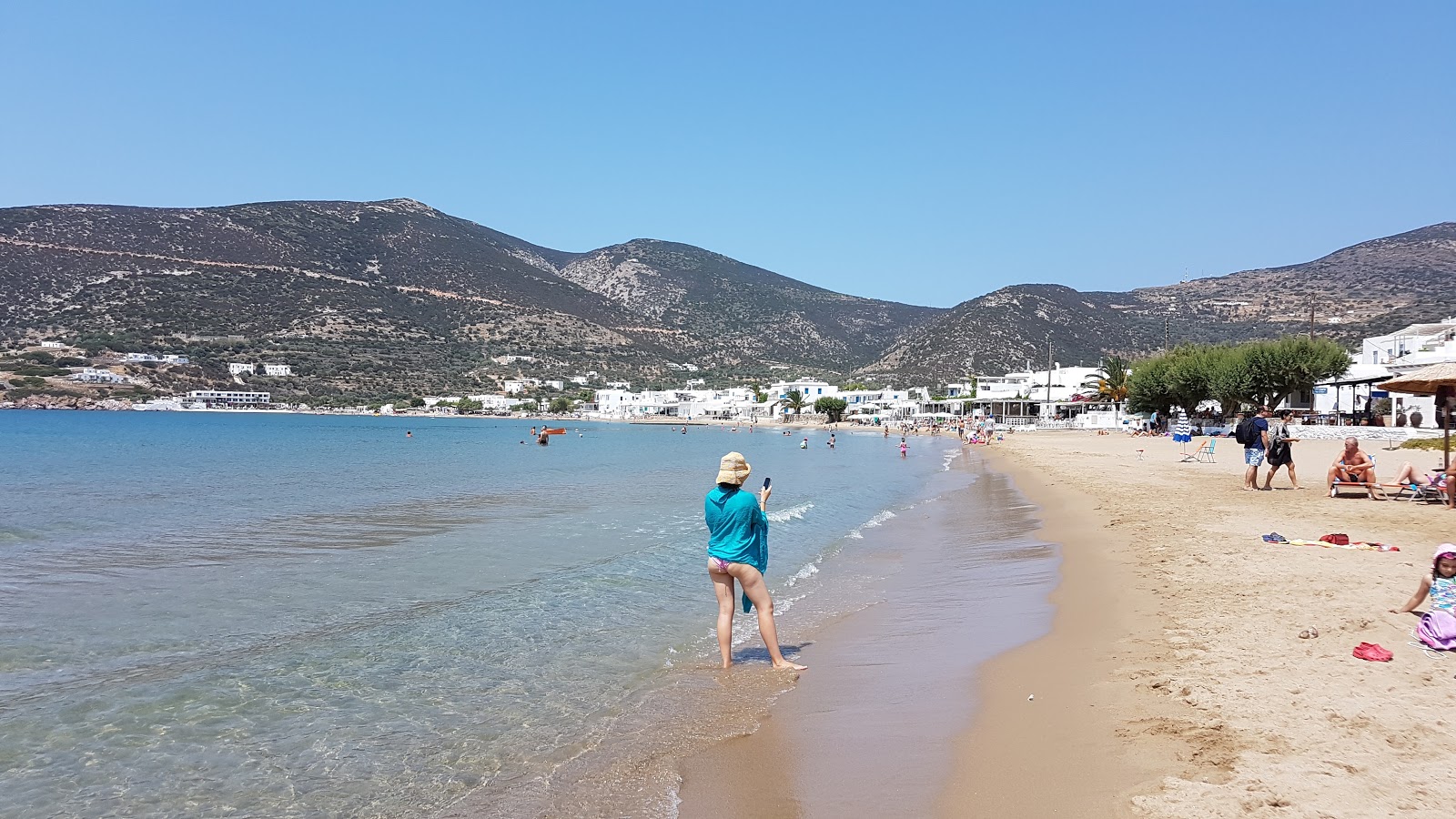 Foto di Spiaggia di Apokofto II con una superficie del sabbia marrone