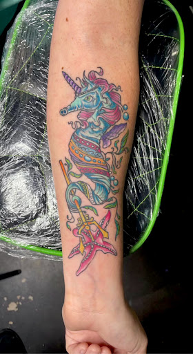 Explore wrist tattoo name ideas, creative tattoo ideas in Meridian, available at Creative Pain Tattoo Studio