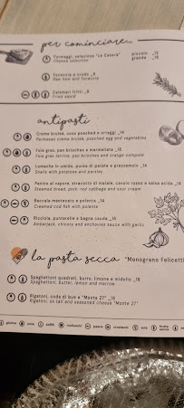 Osteria Mercato à Stresa menu