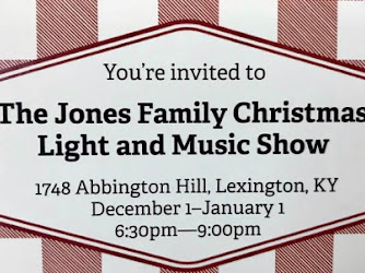 Jones Family Christmas Light and Music Show