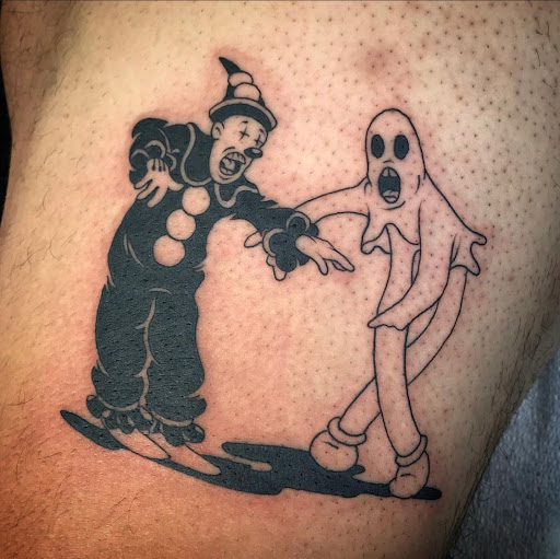 Explore cover up tattoo ideas for shoulder, creative tattoo ideas in Libertyville, available at Lucky Seven Tattoo
