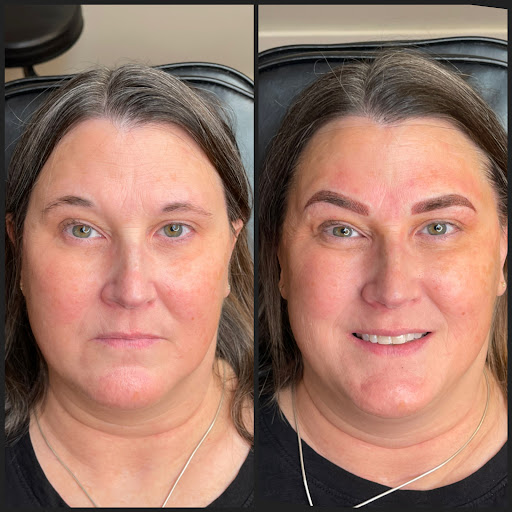 Explore afro samurai tattoo ideas, creative tattoo ideas in Peoria Heights, available at BeautiFULL Brows By Jen Microblading - Permanent Makeup Wild Honey Beauty Studio