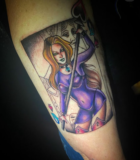 Explore animal skull tattoo ideas, creative tattoo ideas in Modesto, available at Dying Art Tattoo