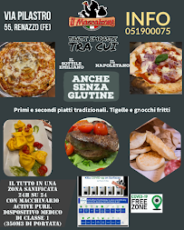 Carte du Il Mascalzone pizzeria con cucina à Renazzo