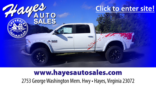 Hayes Auto Sales, 2753 George Washington Memorial Hwy, Hayes, VA 23072, USA, 