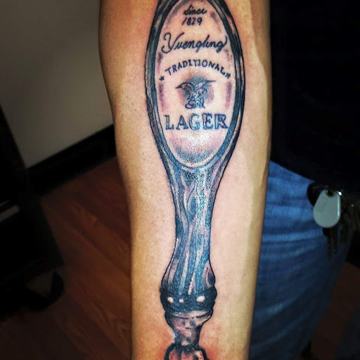 Explore dachshund tattoo ideas, creative tattoo ideas in Export, available at Patriotic pain tattoo