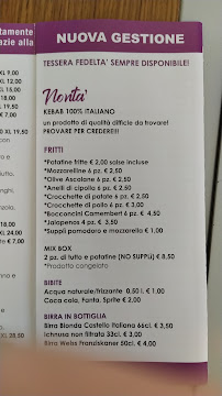 Menu / carte de L'Angolo di Joker à Albinia