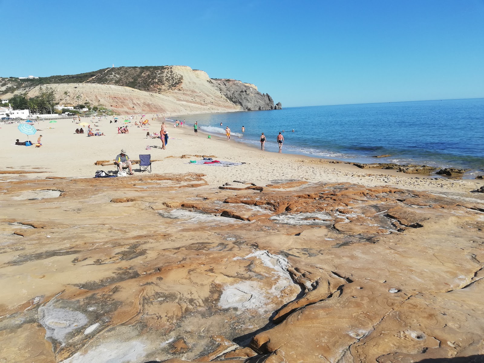 Photo de Praia da Luz avec moyenne baie