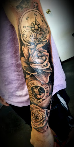 Explore feminine arm tattoo ideas, creative tattoo ideas in Nevada, available at Generation X Tattoos and Piercings