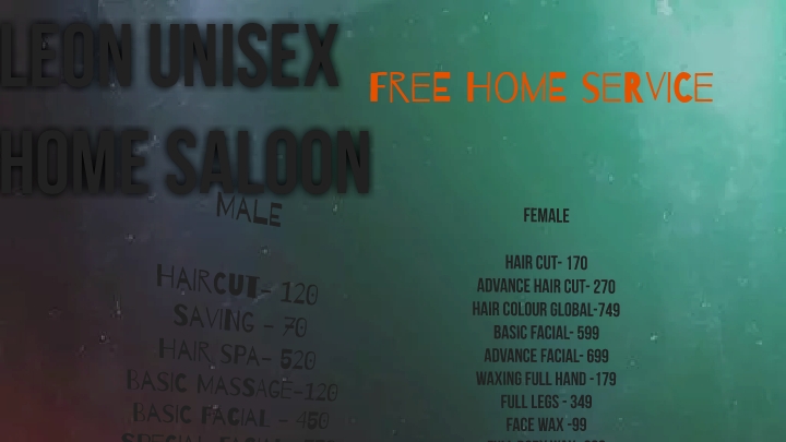Leon unisex Hair saloon