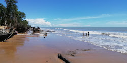 Foto von Tajpur Beach mit lange, gerade küste