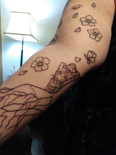 Explore beach tattoo ideas small, creative tattoo ideas in Everett, available at Sunken Ship Tattoos