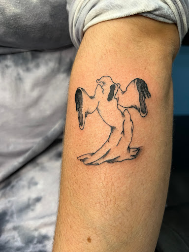 Explore female leg tattoo ideas, creative tattoo ideas in Foley, available at Symbolic Ink Tattoo Studio