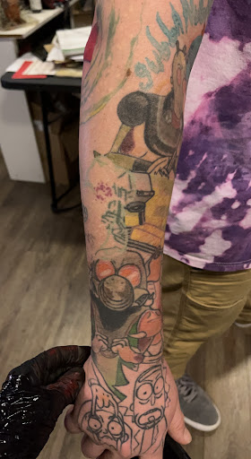 Explore head tattoo ideas for females, creative tattoo ideas in Sunbury, available at Spot of Ink