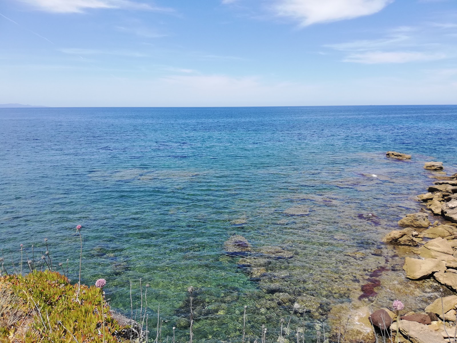 Foto van Punta Tramontana met stenen oppervlakte