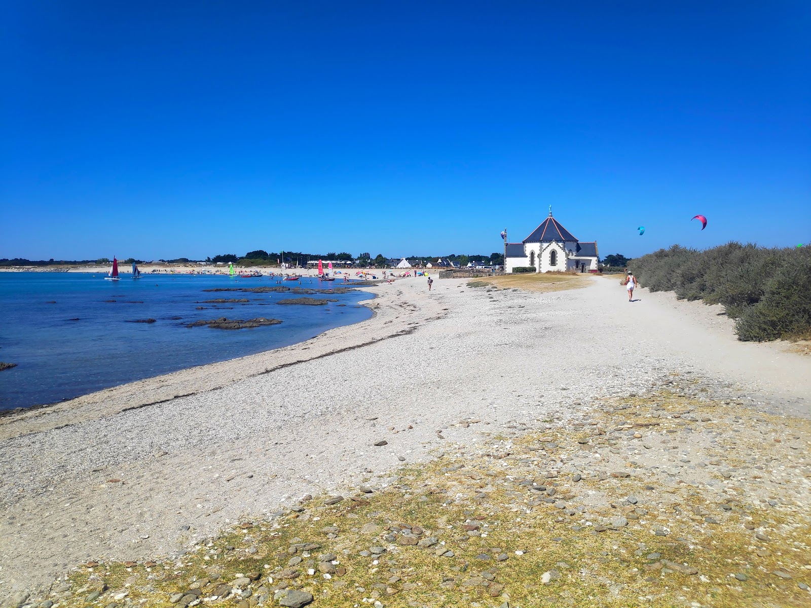 Foto von Plage de Penvins mit beiger sand Oberfläche