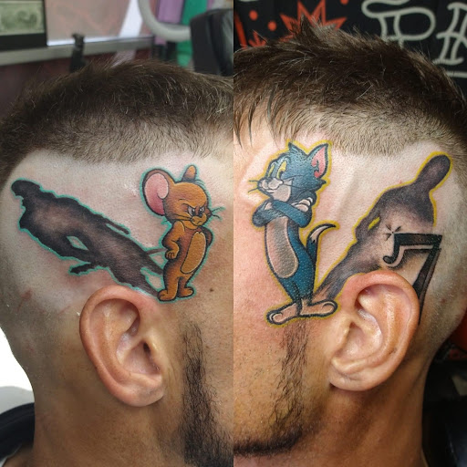 Explore womens neck tattoos ideas, creative tattoo ideas in Abilene, available at A Tattoo Experience by Spaz