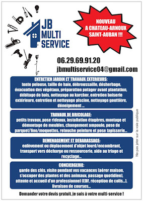 JB MULTI-SERVICE à Château-Arnoux-Saint-Auban