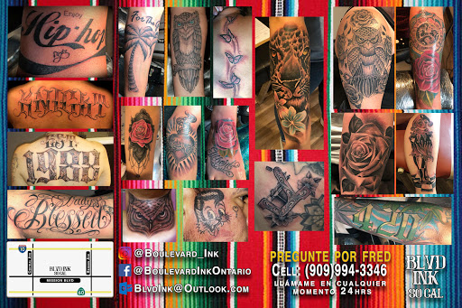 Explore shoulder blade tattoo ideas, creative tattoo ideas in Ontario, available at Blvd Ink So Cal