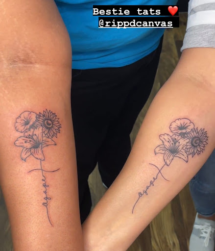 Explore easy tattoo ideas for women, creative tattoo ideas in Baltimore, available at Rippd Canvas Tattoo Shop Artists Social Club
