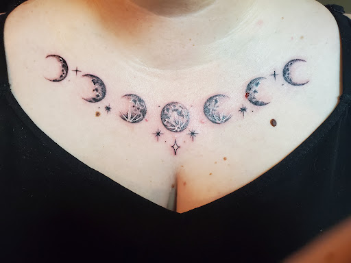 Explore dad daughter tattoo ideas, creative tattoo ideas in Albuquerque, available at Relic Tattoo Co.