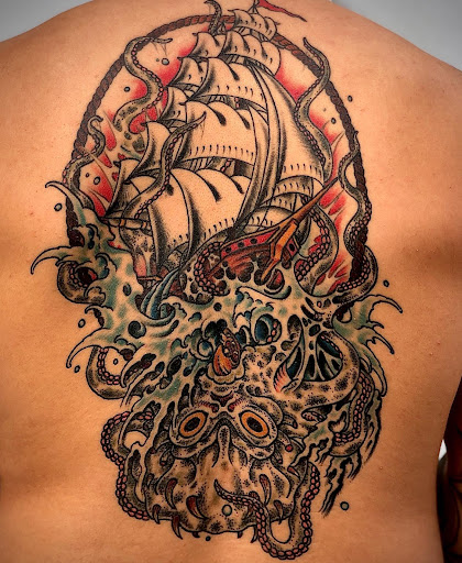 Explore 1of1 tattoo ideas, creative tattoo ideas in Georgetown, available at Iron Rite Tattoo South