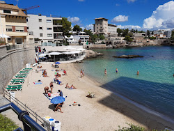 Platja Cas Catala Calvia'in fotoğrafı düz bir kıyı şeridi ile birlikte