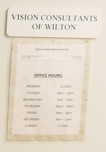 Optician «Vision Consultants of Wilton», reviews and photos, 115 Old Ridgefield Rd #101b, Wilton, CT 06897, USA