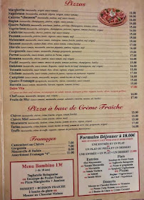 Restaurant italien Dolce Vita à Levallois-Perret (la carte)