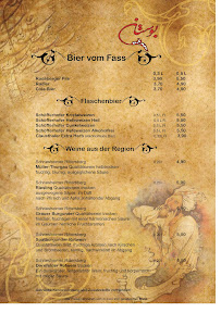 Carte du Restaurant Bustan à Mannheim