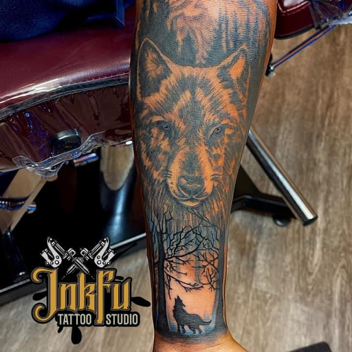Explore savannah tattoo ideas, creative tattoo ideas in Omaha, available at Inkfu Tattoo Studio